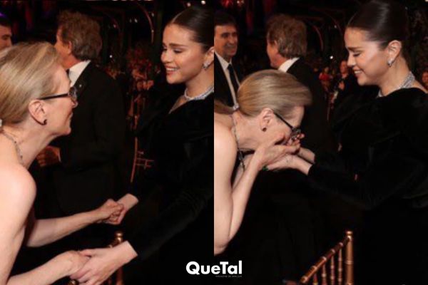 Meryl Streep besó la mano de Selena Gomez cuando se conocieron